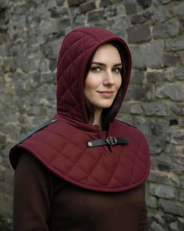 Renaissance Cotton Hood | Medieval Costume Accessory