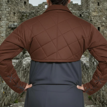 Medieval Viking LARP Costume – Cotton Gambeson with Sleeves