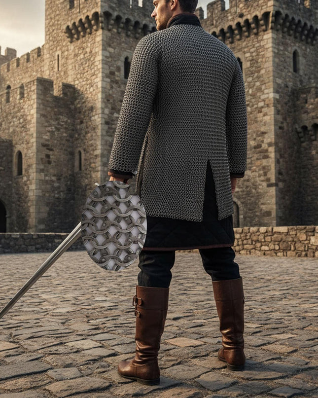 Chainmail Shirt | 9mm Flat Riveted Armor with Washers