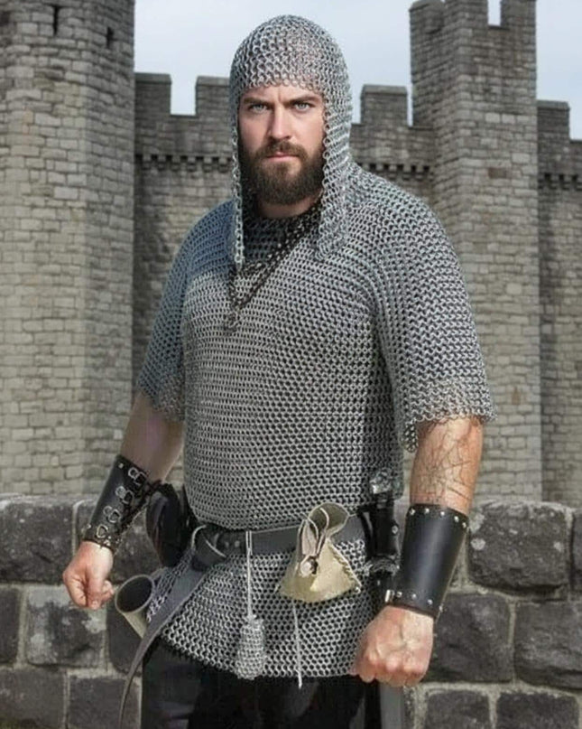 Ren Faire Butted Chainmail Shirt with Coif
