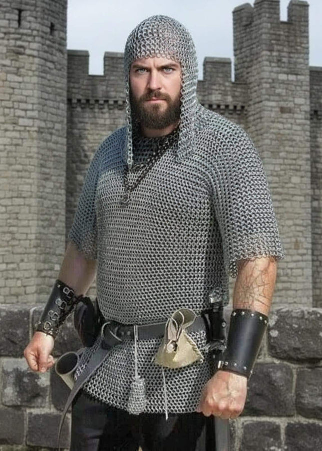 Ren Faire Butted Chainmail Shirt with Coif