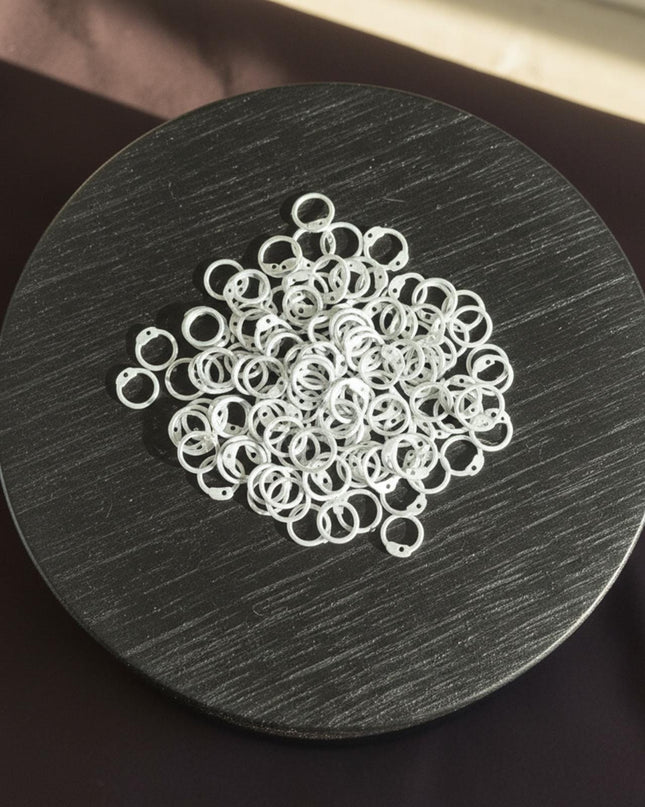 Aluminum Chainmail 9mm Round Ring with Riveted| Free Tool