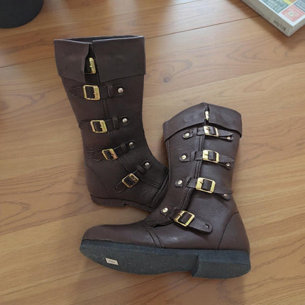 Medieval Renaissance Leather Boots