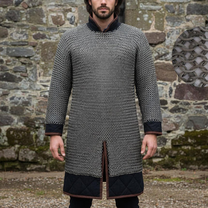 Chainmail Shirt | 9mm Flat Riveted Armor with Washers