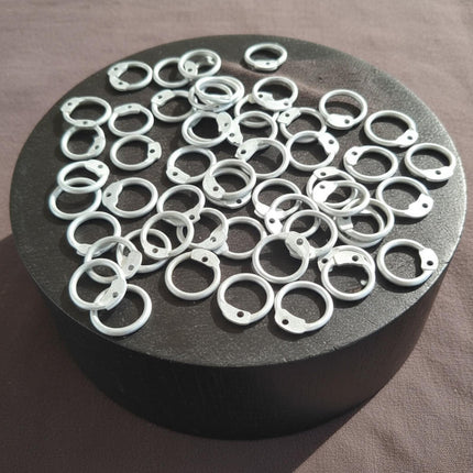 Aluminum Chainmail 9mm Round Ring with Riveted| Free Tool