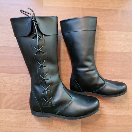 Medieval Tall Leather Boots