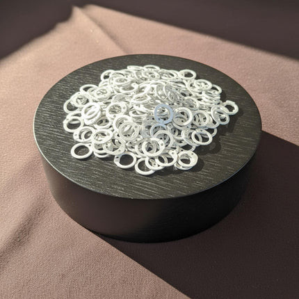 Loose Chainmail Rings 9mm – Flat Rings with Riveted| free tool
