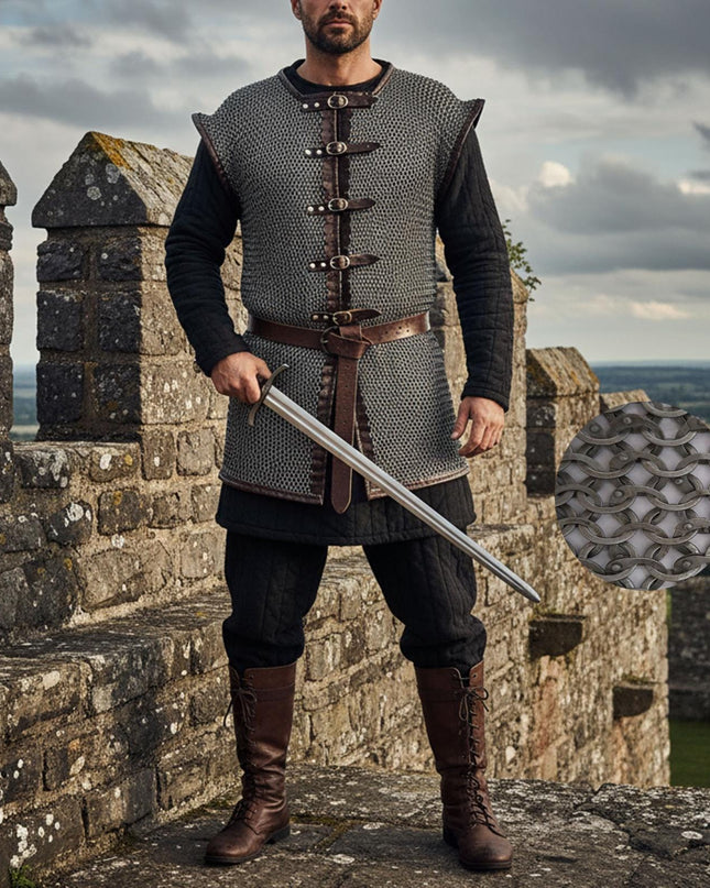 Ren Faire Chainmail Shirt – 9MM Flat Riveted with Flat Washers