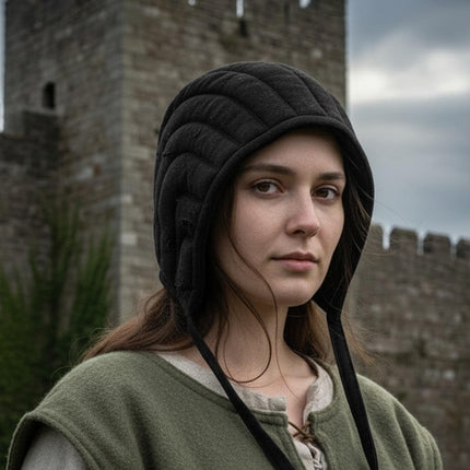 Medieval Padded Arming Cap for Armor & Ren Faire