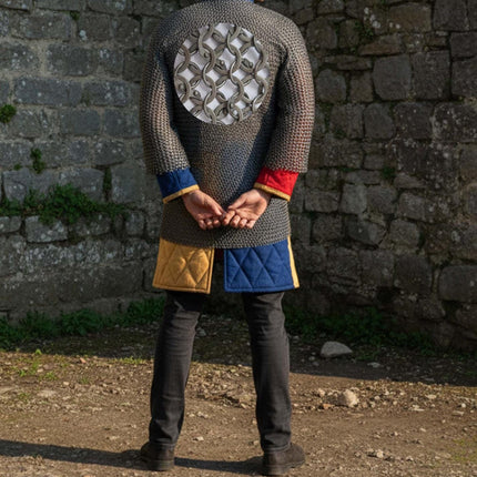Chainmail Hauberk Shirt – 9mm Round Riveted Rings with Washers