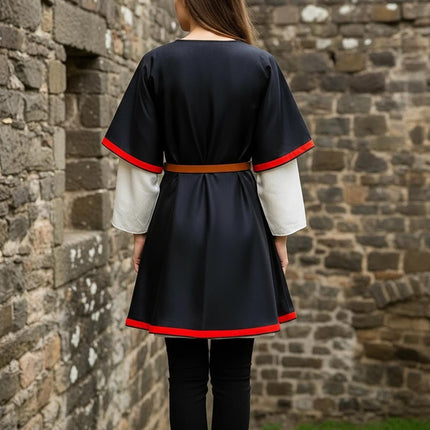 Renaissance Tunic – Black & Red