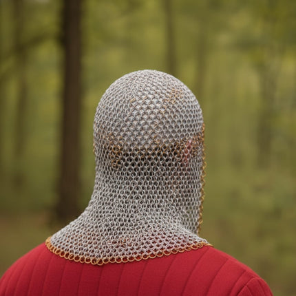 10MM Aluminum Butted Chainmail Coif – Medieval Armor Hood