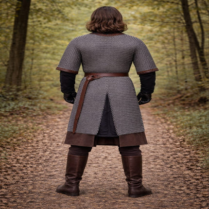 Chainmail Armor Shirt – 9mm Round Riveted Rings with Washers
