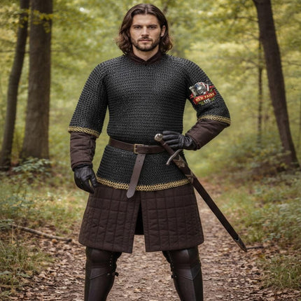 Viking Chainmail Shirt 9mm Round Riveted with Washers – LARP & Ren Faire