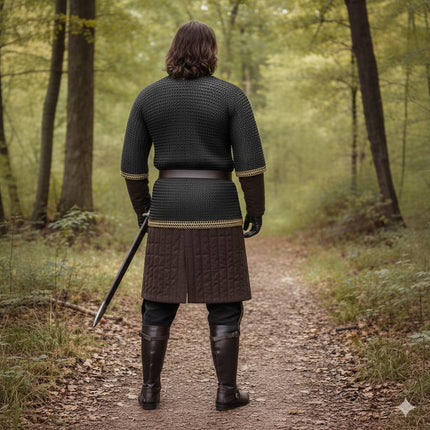 Viking Chainmail Shirt 9mm Round Riveted with Washers – LARP & Ren Faire