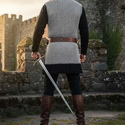 Sleeveless Butted Chainmail Shirt | Renaissance Fair Armor