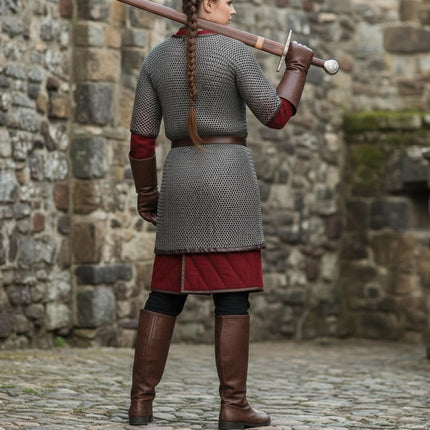Ren Faire Chainmail Shirt – 8mm Flat Riveted with Washers