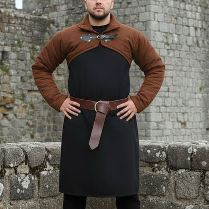 Medieval Viking LARP Costume – Cotton Gambeson with Sleeves