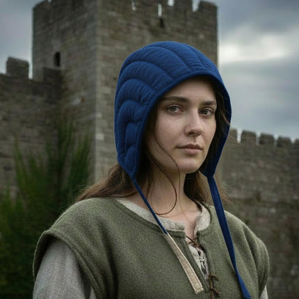 Medieval Padded Arming Cap for Armor & Ren Faire
