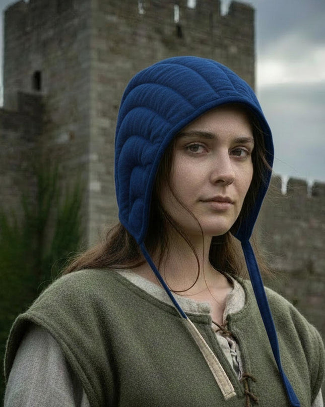 Medieval Padded Arming Cap for Armor & Ren Faire