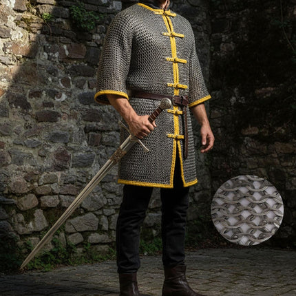 LARP Chainmail Shirt – 9MM Flat Riveted with Washers