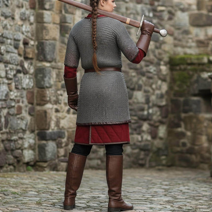 Medieval Chainmail Shirt – 9mm Flat Riveted with Washers