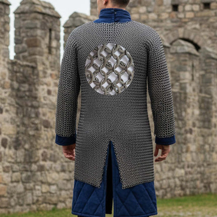 Medieval Chainmail Shirt Full Sleeve – 9mm Riveted Rings with Washers