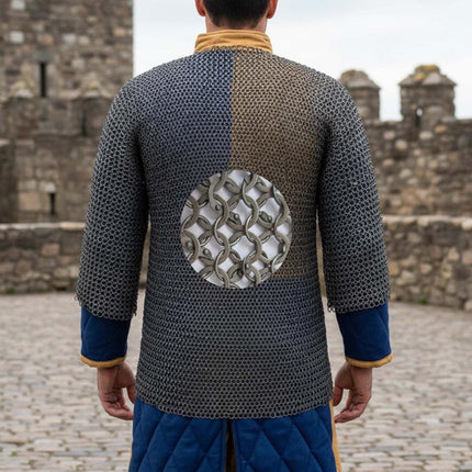 Chainmail Hauberk Shirt – 9mm Round Riveted Rings with Washers