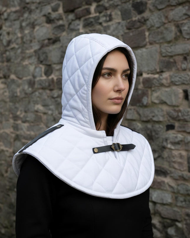 Renaissance Cotton Hood | Medieval Costume Accessory