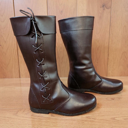 Medieval Tall Leather Boots