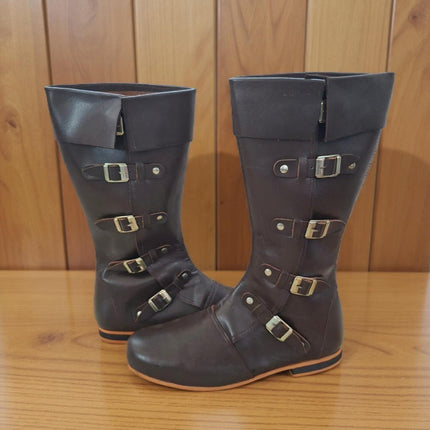 Medieval Renaissance Leather Boots