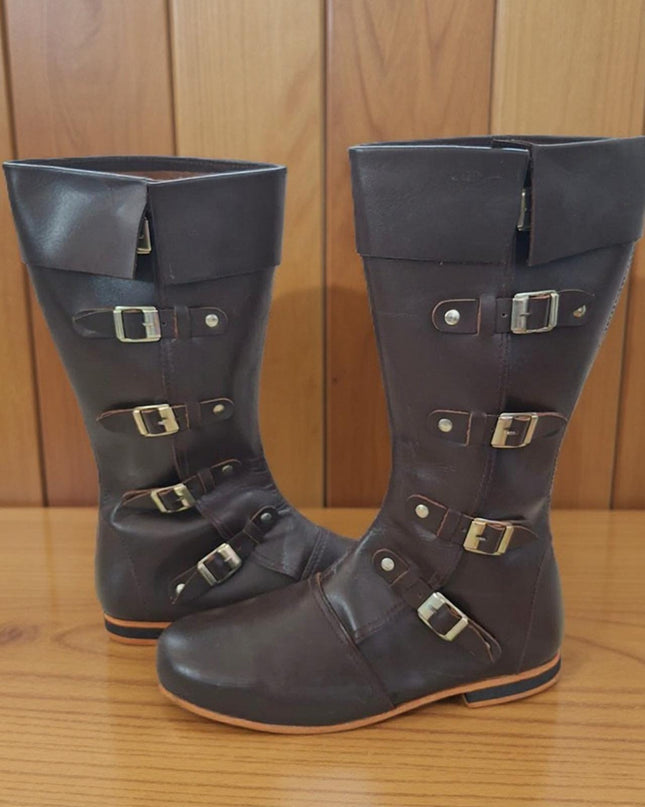 Medieval Renaissance Leather Boots