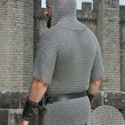 Ren Faire Butted Chainmail Shirt with Coif