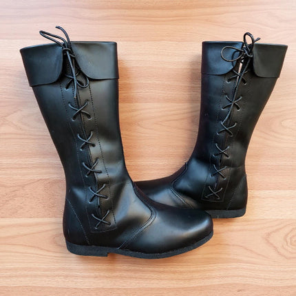 Medieval Tall Leather Boots