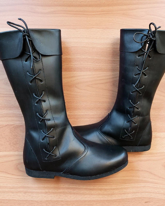 Medieval Tall Leather Boots