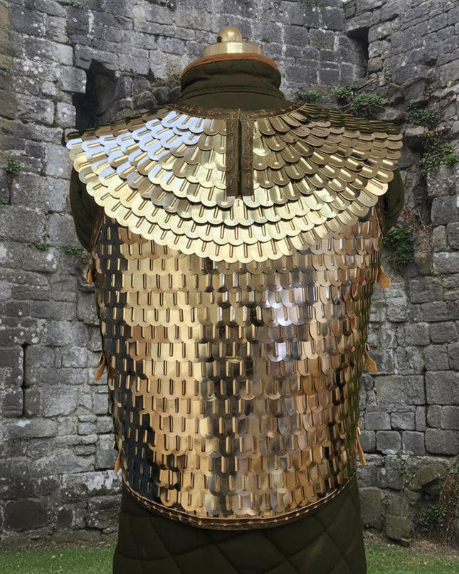 Medieval Brass Scale Armor