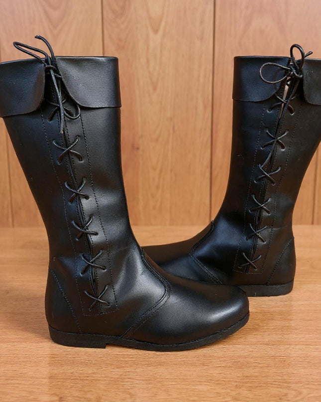 Medieval Tall Leather Boots