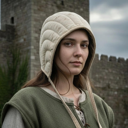 Medieval Padded Arming Cap for Armor & Ren Faire