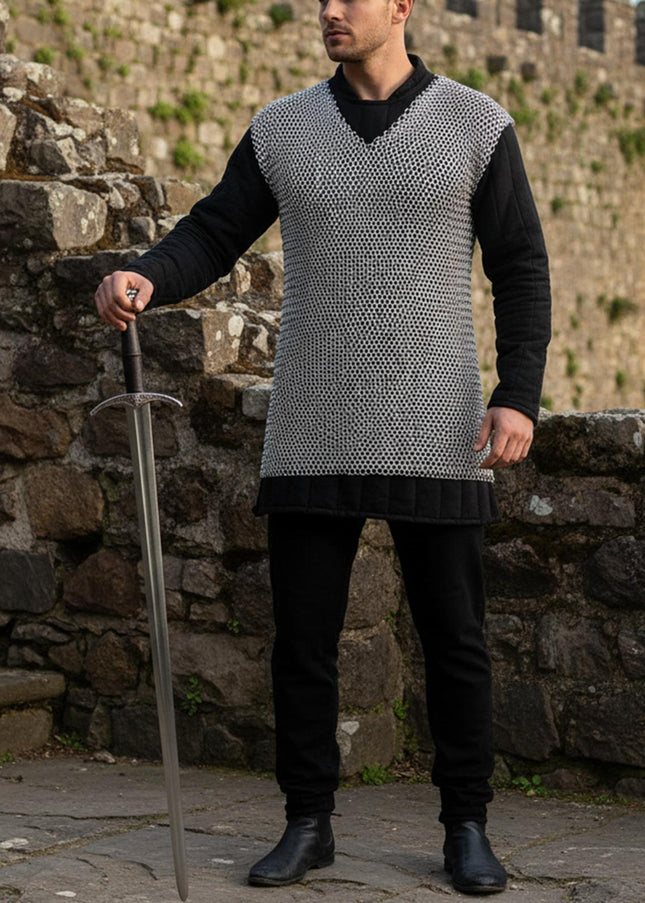 Sleeveless Butted Chainmail Shirt | Renaissance Fair Armor