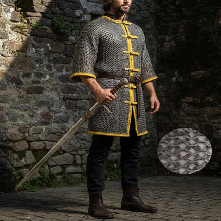 LARP Chainmail Shirt – 9MM Flat Riveted with Washers