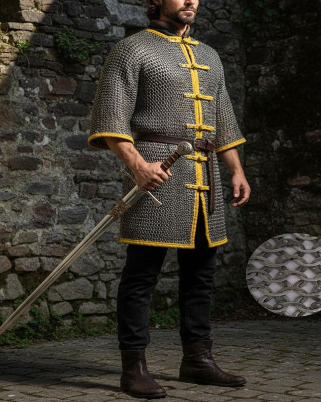 LARP Chainmail Shirt – 9MM Flat Riveted with Washers