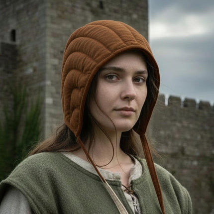Medieval Padded Arming Cap for Armor & Ren Faire